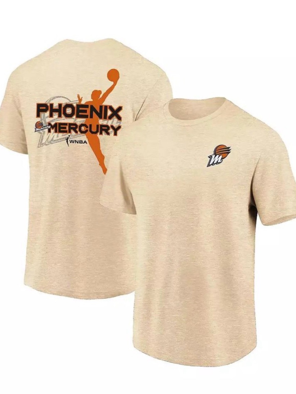 NEW Fanatics Men's 3XL Natural Phoenix Mercury WNBA Team Elite T-Shirt